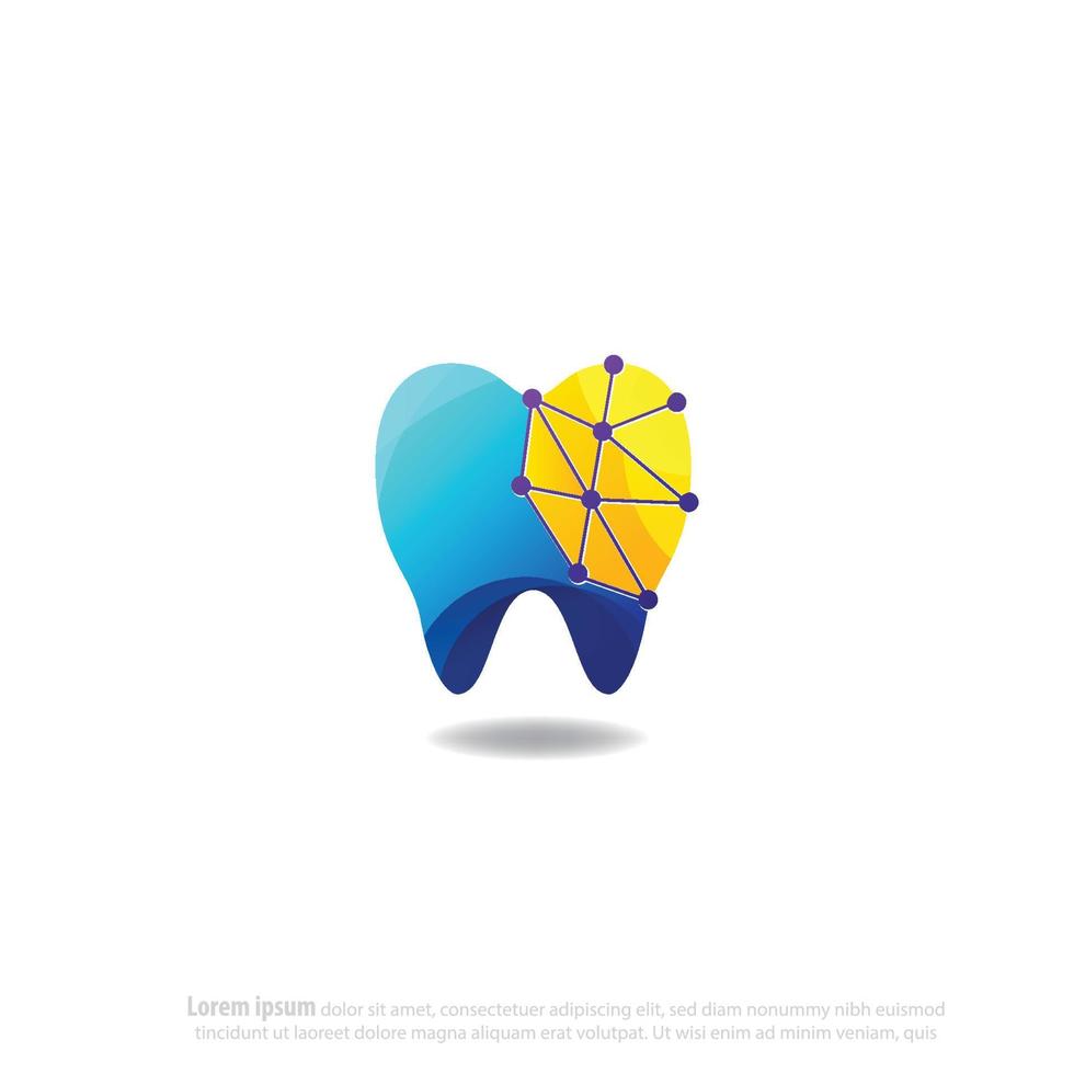 dental anslutning logotyp vektor