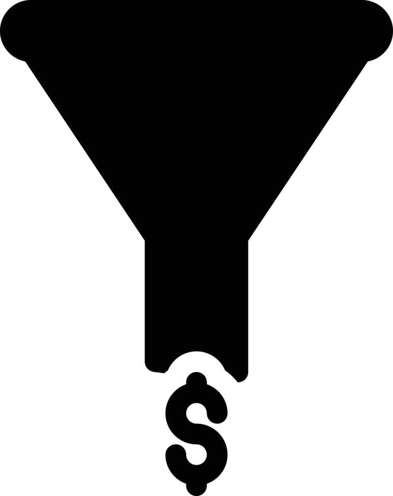 trichtervektorillustration auf einem hintergrund. hochwertige symbole. Vektorsymbole für Konzept und Grafikdesign. vektor