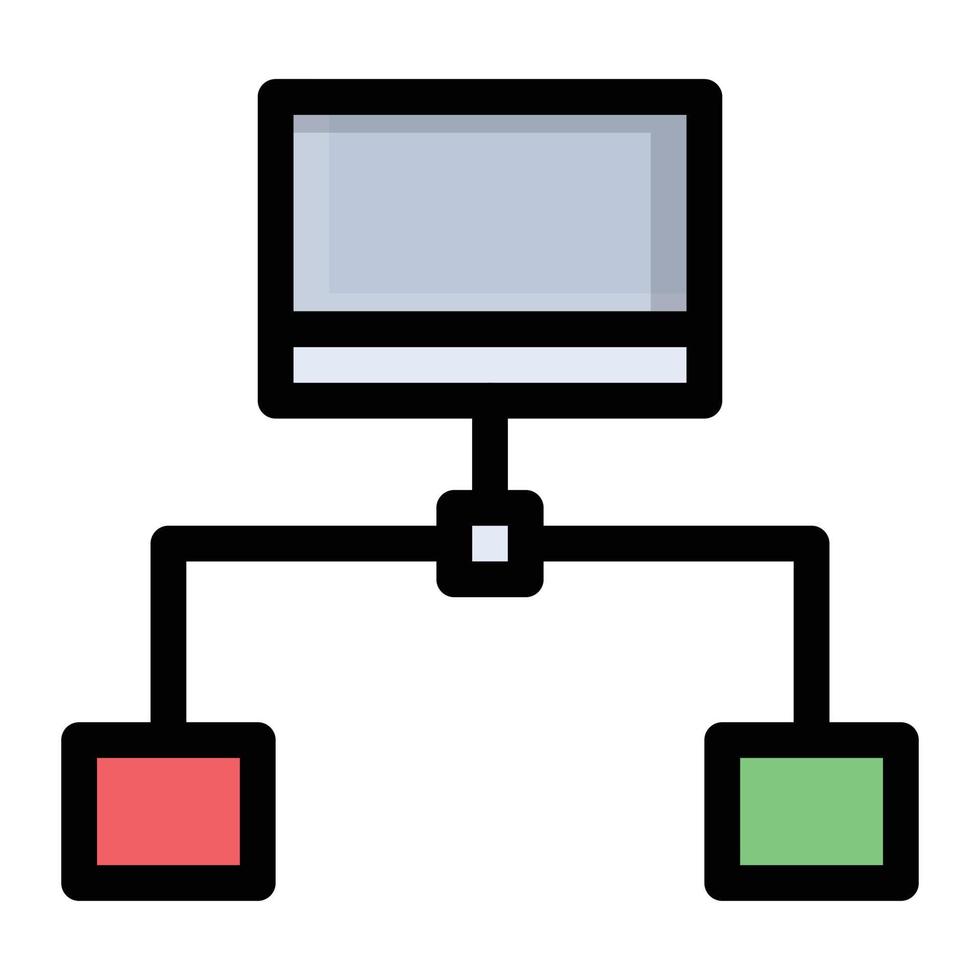 netzwerkvektorillustration auf einem hintergrund. hochwertige symbole. Vektorsymbole für Konzept und Grafikdesign. vektor