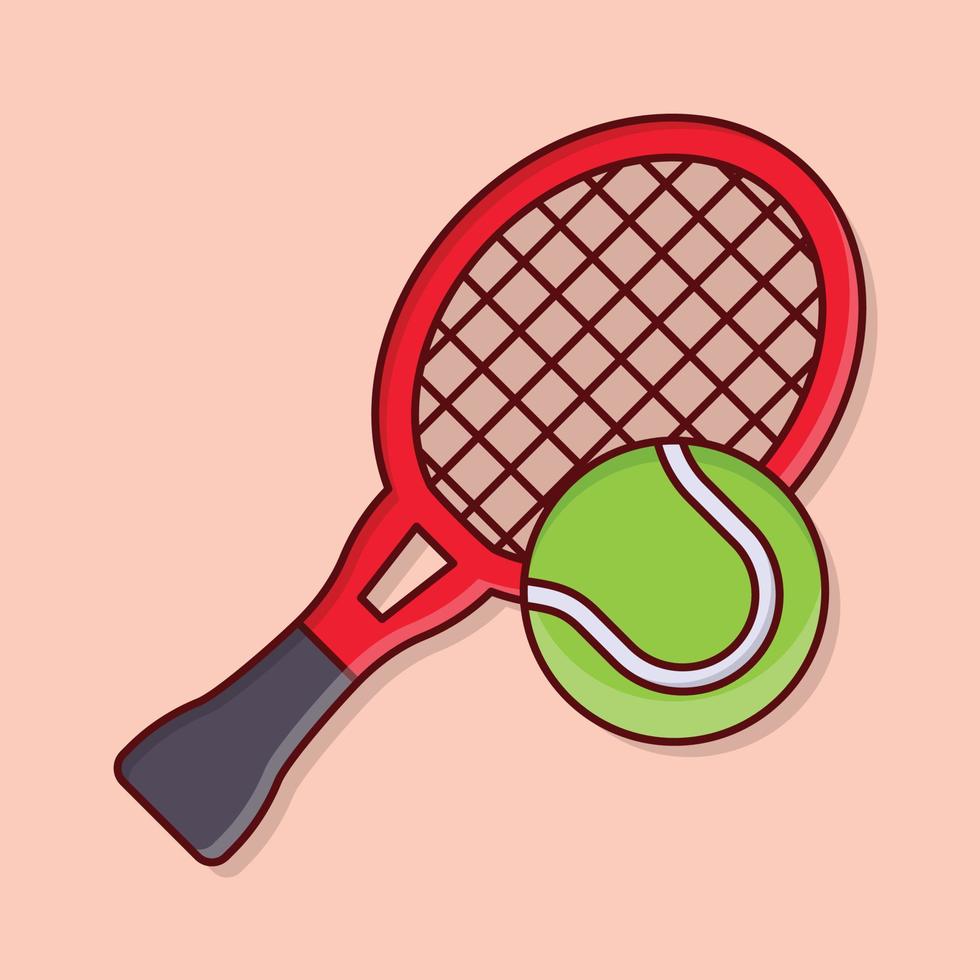 racket vektorillustration på en background.premium kvalitetssymboler. vektor ikoner för koncept och grafisk design.