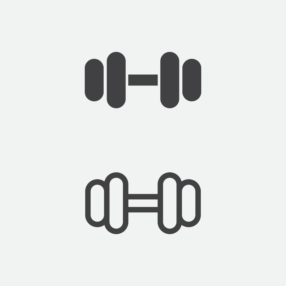 Fitness-Logo-Design-Vektor-Illustration-Symbol vektor