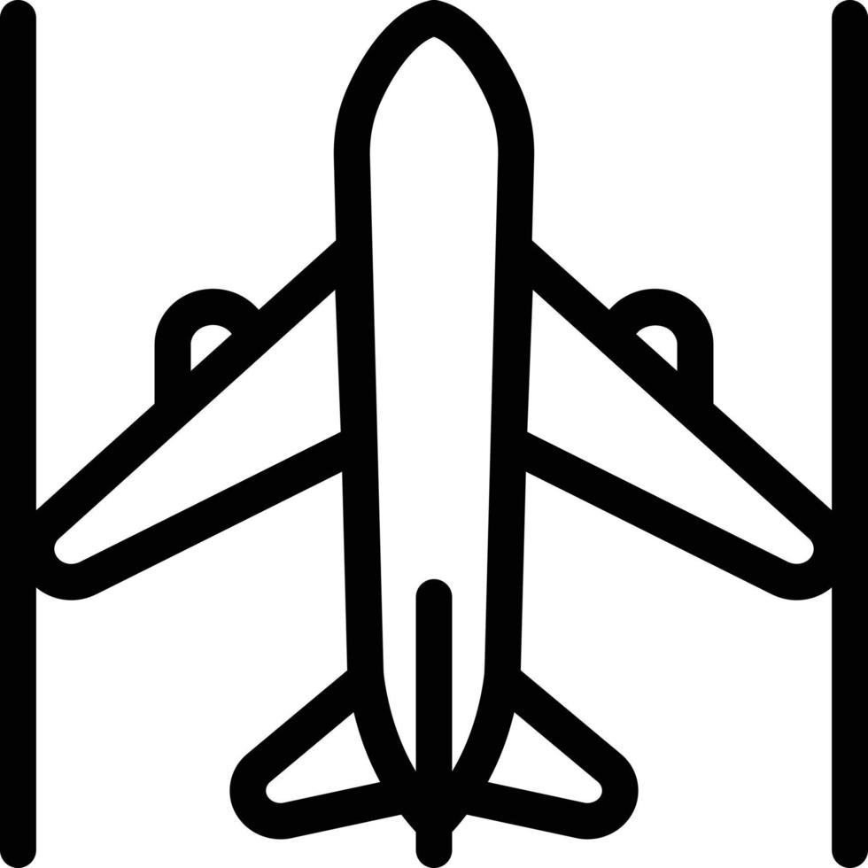 Flugzeug-Vektor-Illustration auf einem Hintergrund. Premium-Qualitätssymbole. Vektorsymbole für Konzept und Grafikdesign. vektor