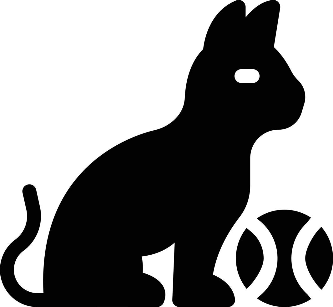 katzenvektorillustration auf einem hintergrund. hochwertige symbole. Vektorsymbole für Konzept und Grafikdesign. vektor