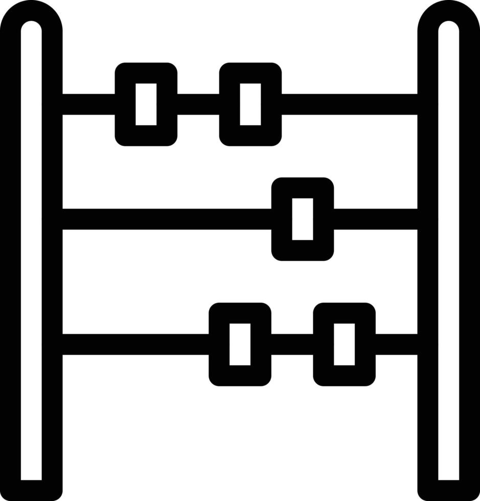 abakus-vektorillustration auf einem hintergrund. erstklassige qualitätssymbole. Vektorsymbole für Konzept und Grafikdesign. vektor