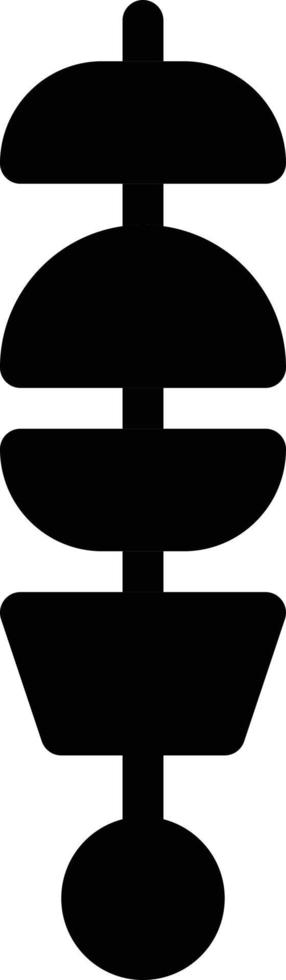 kebab-vektorillustration auf einem hintergrund. erstklassige qualitätssymbole. Vektorsymbole für Konzept und Grafikdesign. vektor