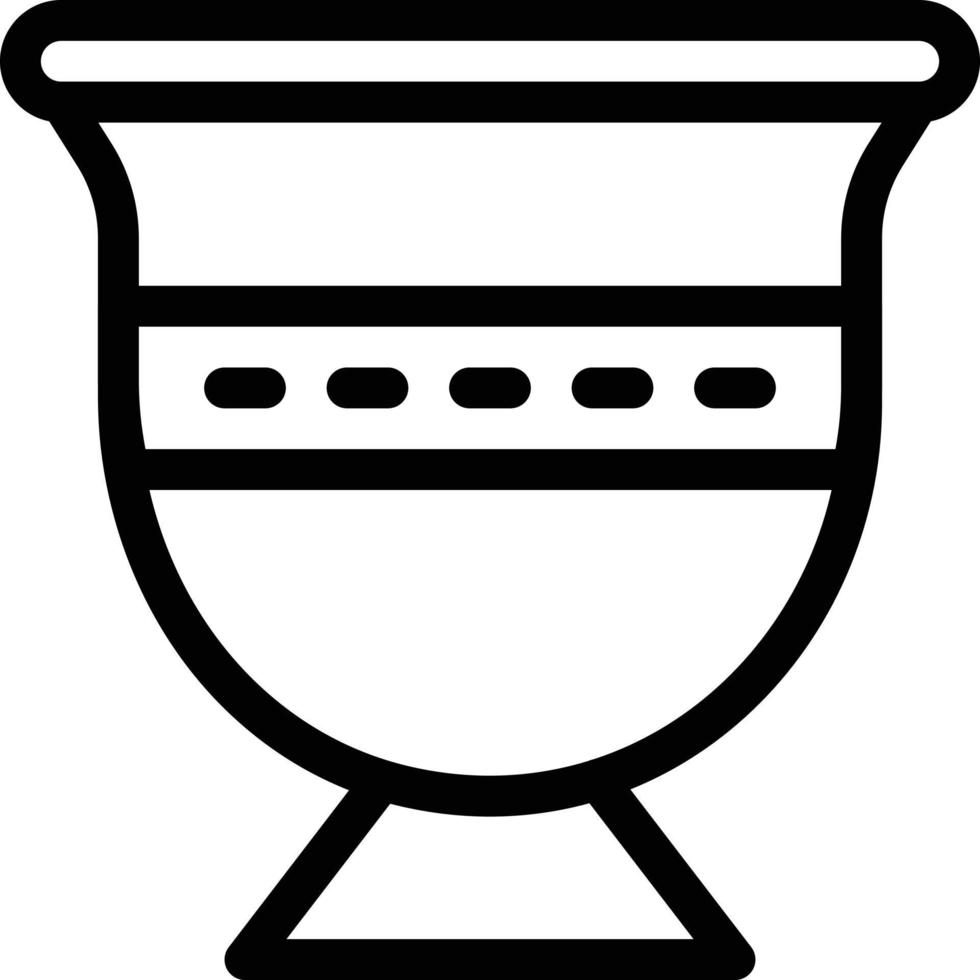 Vase-Vektor-Illustration auf einem Hintergrund. Premium-Qualitätssymbole. Vektorsymbole für Konzept und Grafikdesign. vektor