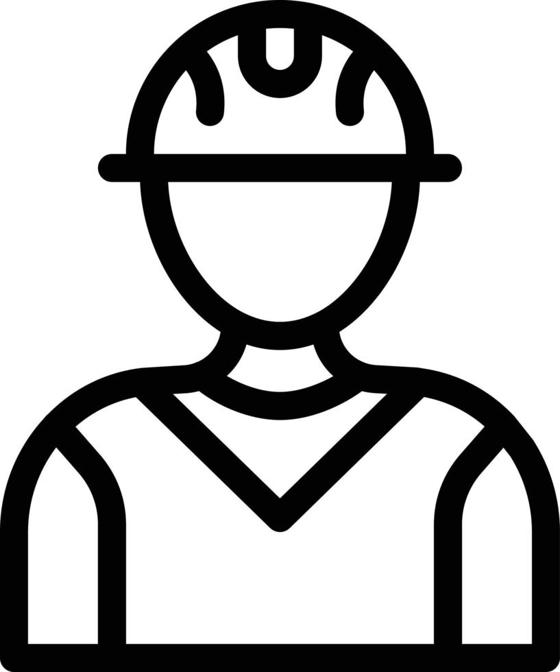 Arbeiter-Vektor-Illustration auf einem Hintergrund. Premium-Qualitätssymbole. Vektorsymbole für Konzept und Grafikdesign. vektor