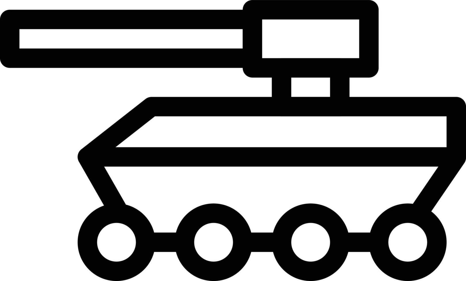 Tank-Vektor-Illustration auf einem Hintergrund. Premium-Qualitätssymbole. Vektorsymbole für Konzept und Grafikdesign. vektor