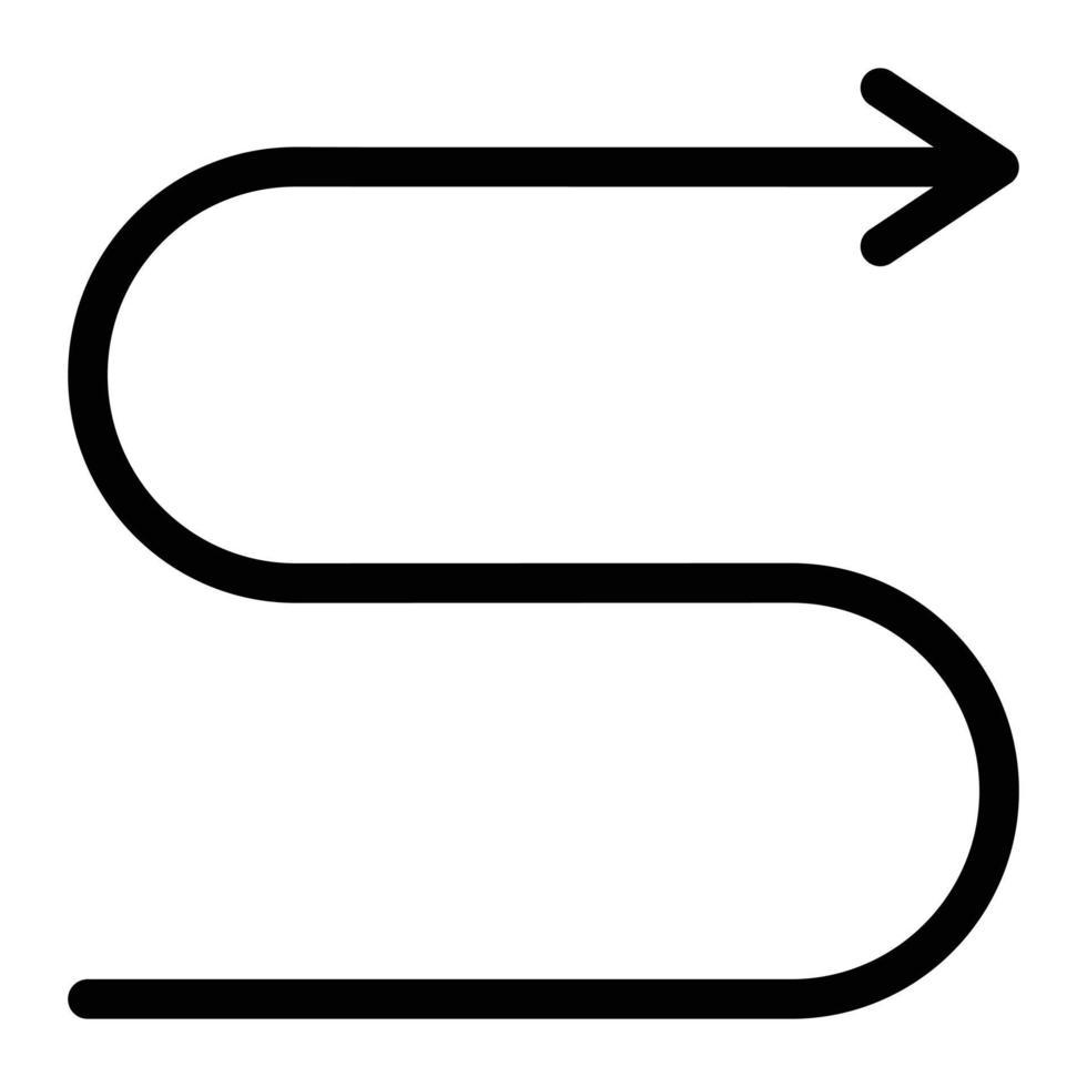 richtungsvektorillustration auf einem hintergrund. hochwertige symbole. Vektorsymbole für Konzept und Grafikdesign. vektor