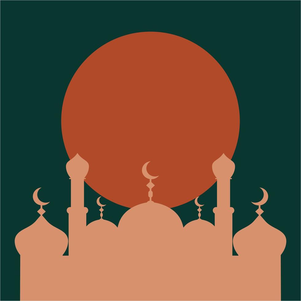islamisk bannerdesign skapades i syfte att välkomna eid och kan användas av företag eller andra kreativa företag för kommersiella ändamål. vektor