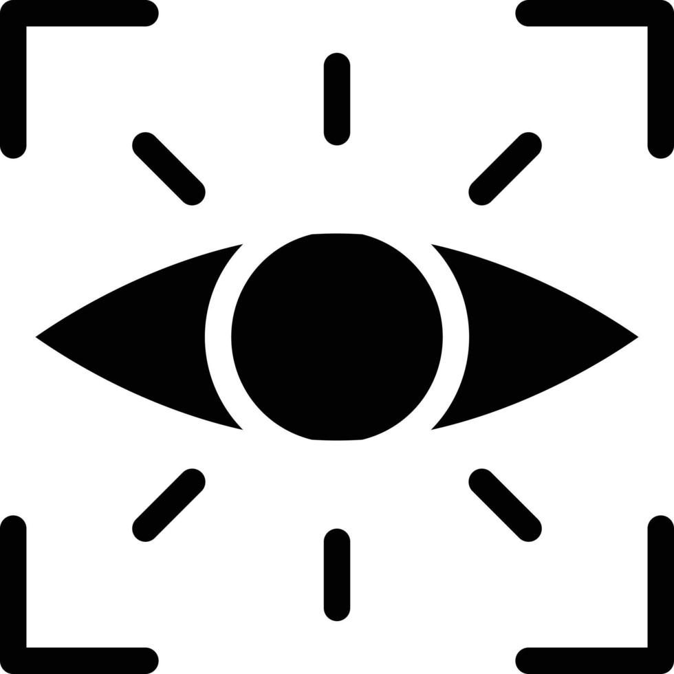 Auge-Vektor-Icon-Design-Illustration vektor