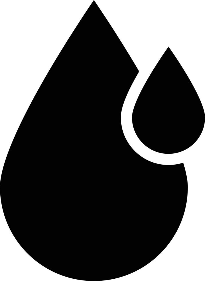 Wassertropfen-Vektor-Icon-Design-Illustration vektor