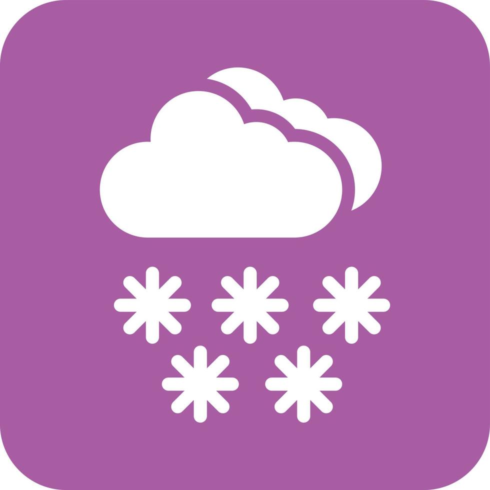Schnee-Vektor-Icon-Design-Illustration vektor