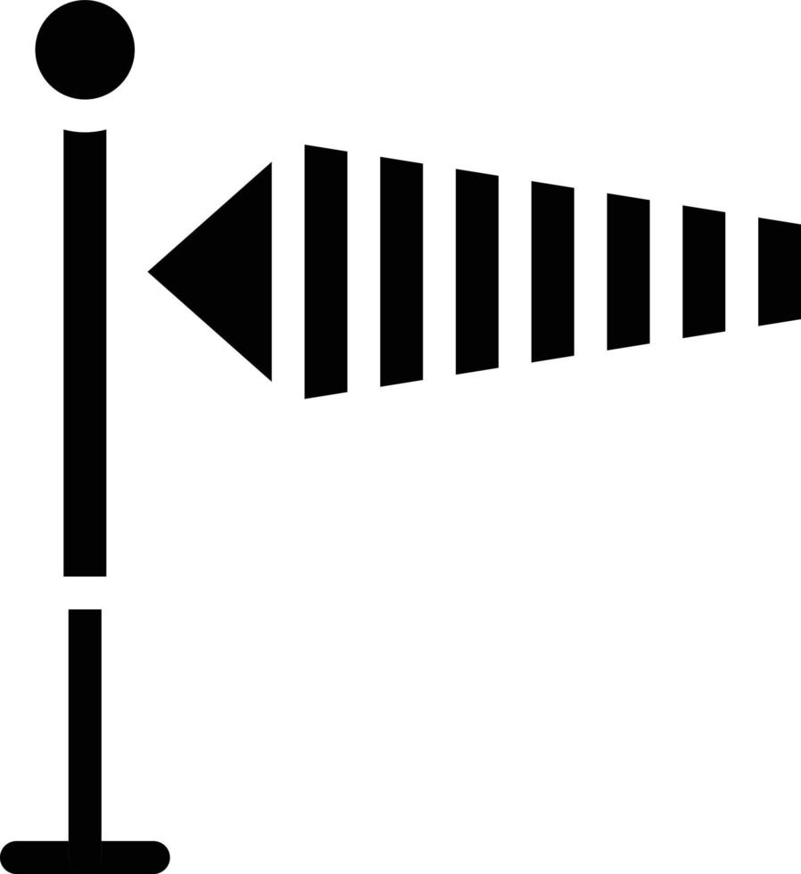Windzeichen-Vektor-Icon-Design-Illustration vektor