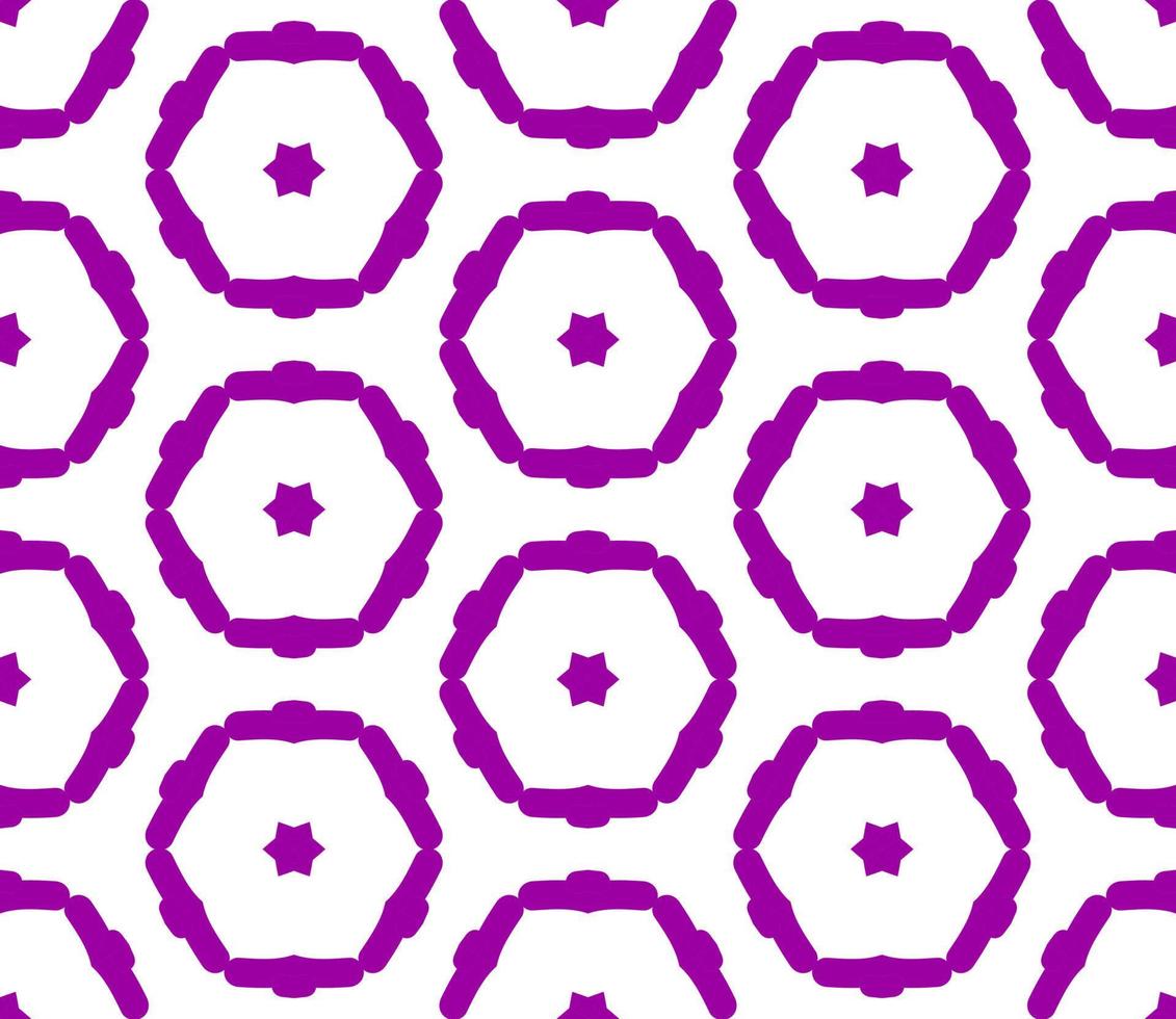 nahtloses muster der geometrischen blume des abstrakten bunten gekritzels. Blumenhintergrund. Kaleidoskop-Mosaik, Geo-Fliese aus dünner Linienverzierung. vektor