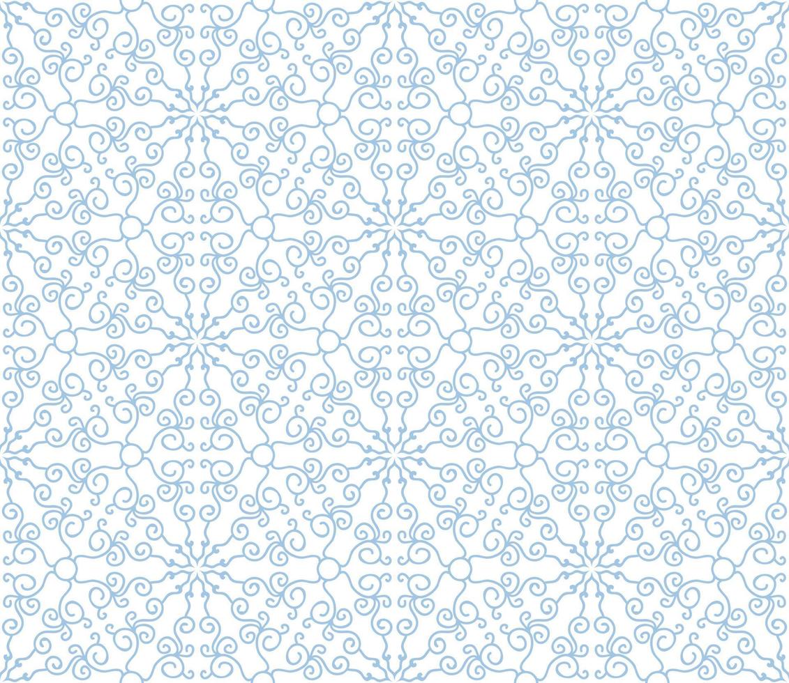 abstrakt färgglada doodle geometriska blomma seamless mönster. blommig bakgrund. kalejdoskop mosaik, geo kakel av tunn linje prydnad. vektor