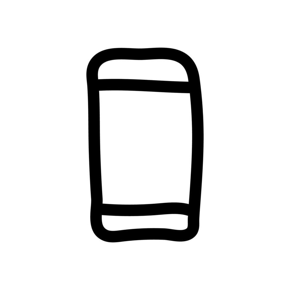 smartphone enkel vektor ikon