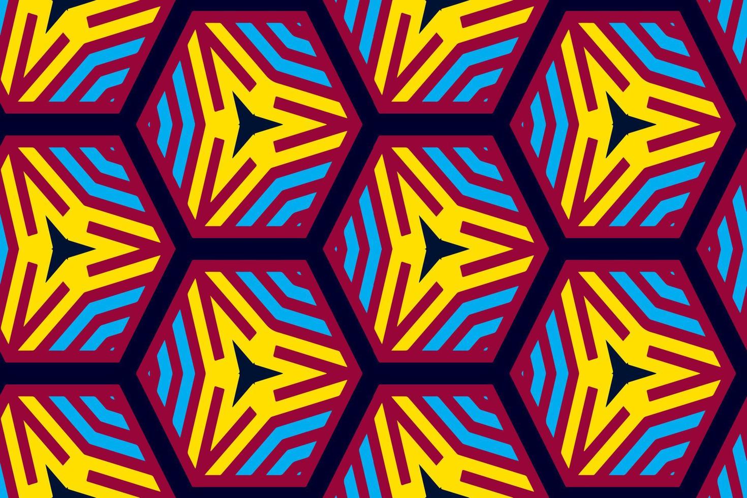 abstraktes farbenfrohes geometrisches Muster vektor