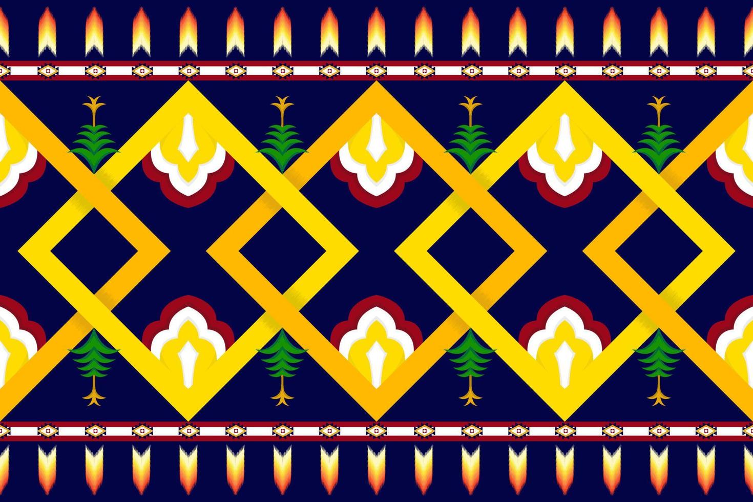 abstrakt geometrisk etnisk mönsterdesign. Aztec tyg matta mandala prydnad boho infödda chevron textil dekoration tapeter. tribal etniska traditionella broderi vektor bakgrund