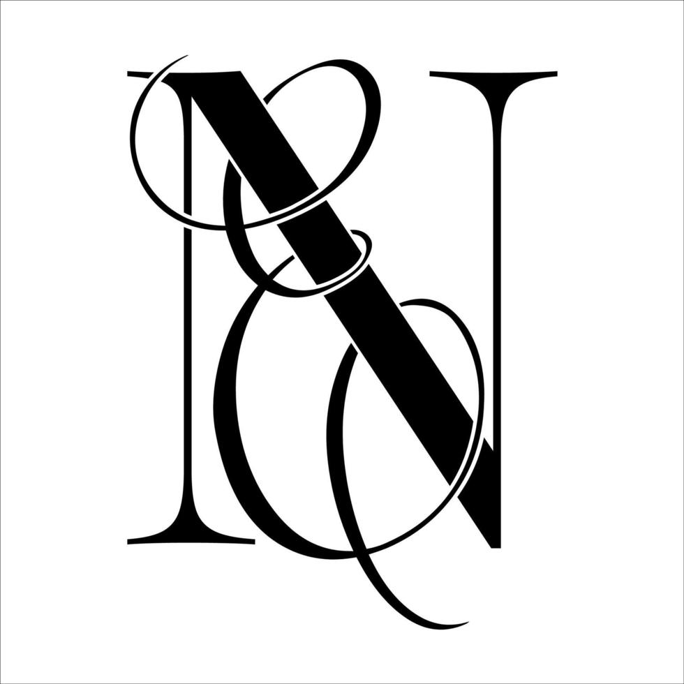 ne, ev, Monogramm-Logo. Kalligraphisches Signatursymbol. Hochzeitslogo-Monogramm. modernes Monogrammsymbol. Paarlogo für die Hochzeit vektor