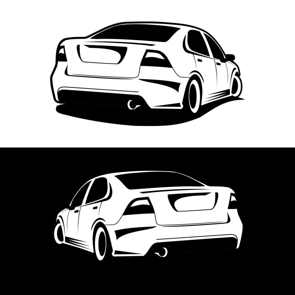 Auto-Design-Symbol-Illustrationsvektor vektor