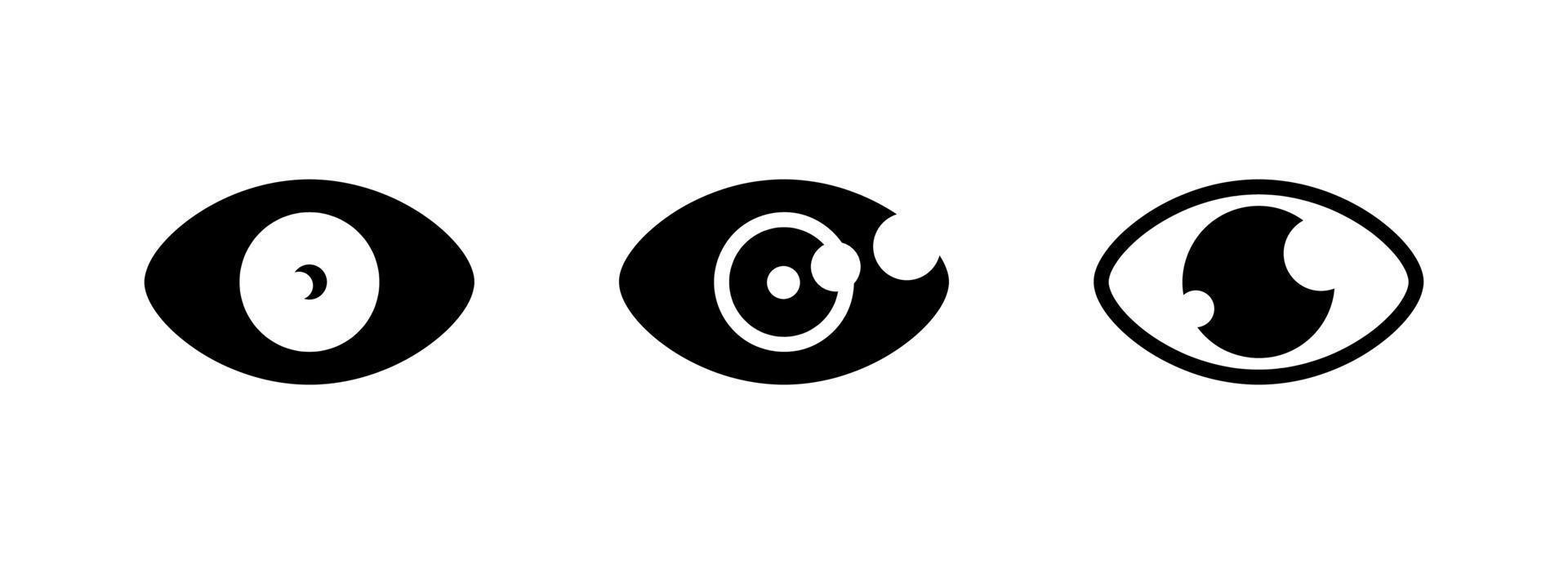 modernes Buchstaben-Augen-Symbol. kreatives Augensymbol im modernen Linienstil für Ihr Web-App-Logo-Design. Piktogramm isoliert auf weißem Hintergrund. bearbeitbarer linearer Satz, pixelgenaue Vektorgrafiken. vektor