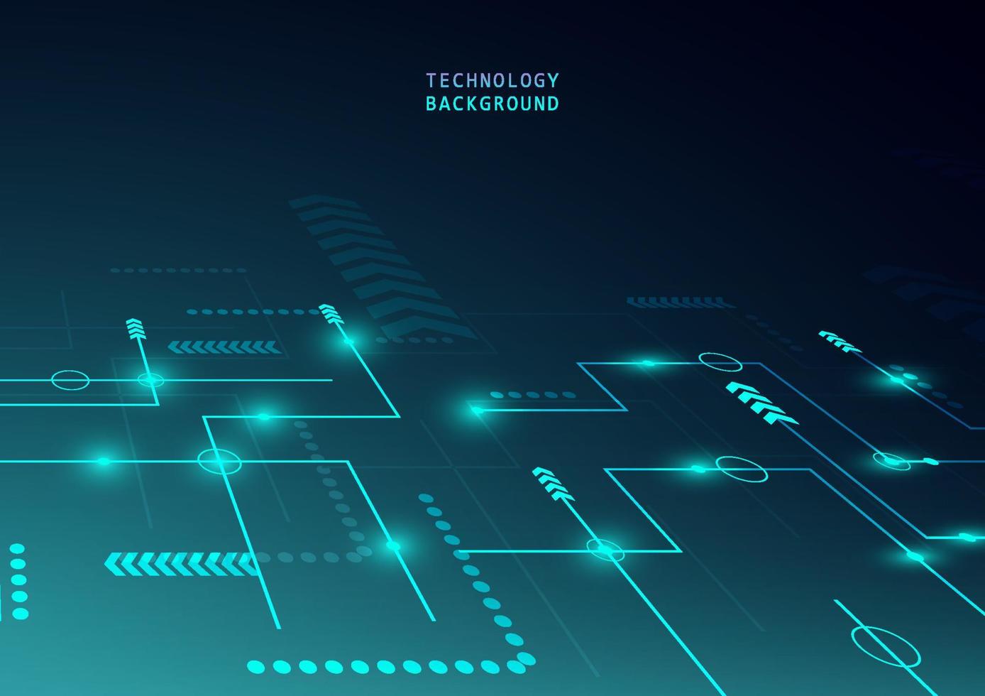 abstrakter technologiekonzepthintergrund und verbindungssystem mit digitaler datenzusammenfassung. vektor