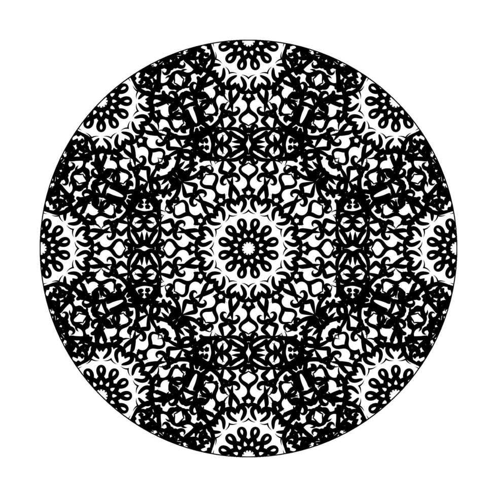 handgezeichnetes Mandala. dekoration in ethnischer orientalischer gekritzelverzierung. vektor