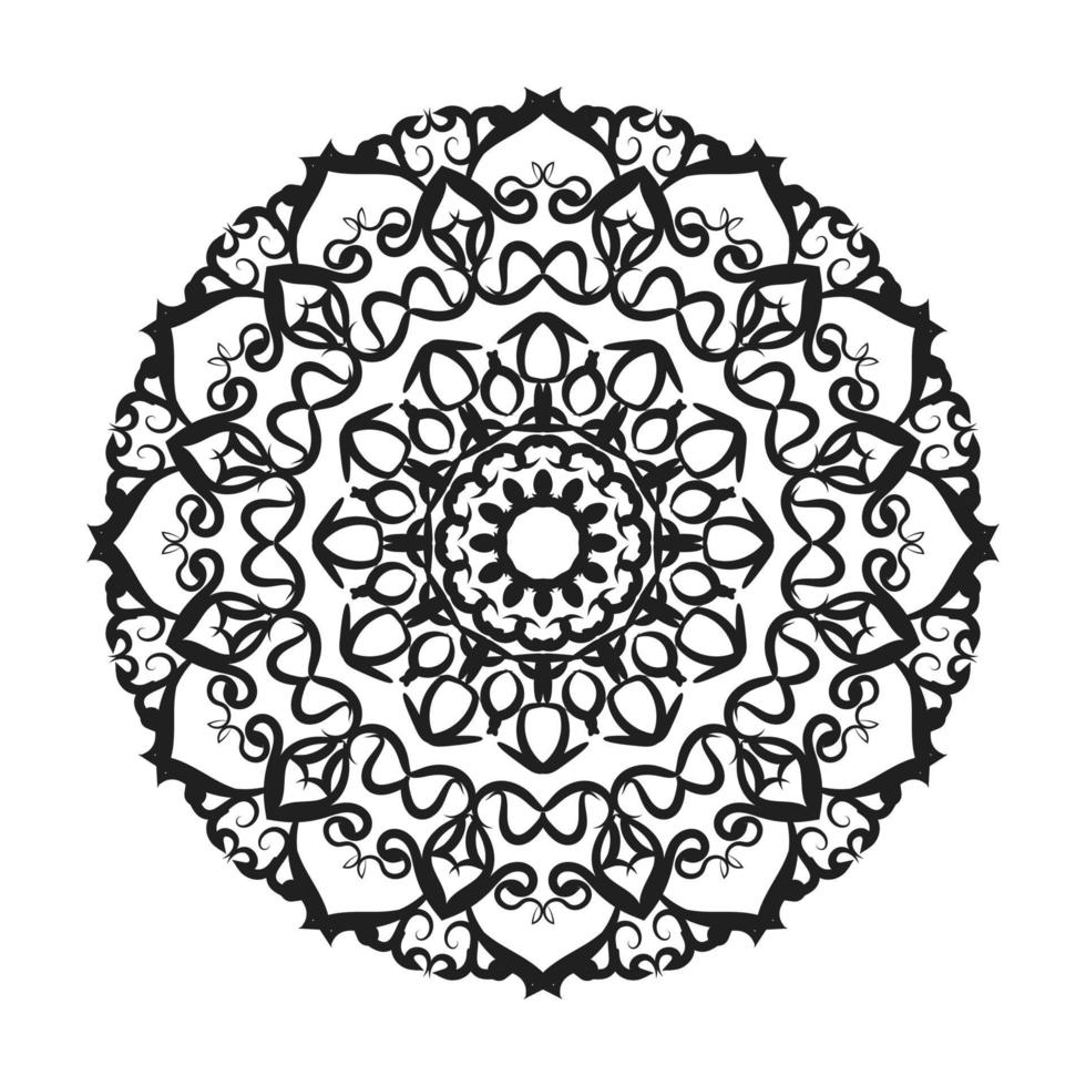 handgezeichnetes Mandala. dekoration in ethnischer orientalischer gekritzelverzierung. vektor