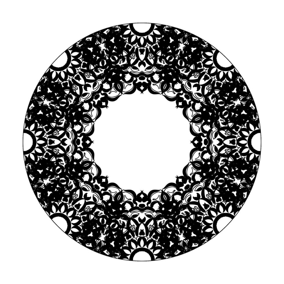 handgezeichnetes Mandala. dekoration in ethnischer orientalischer gekritzelverzierung. vektor