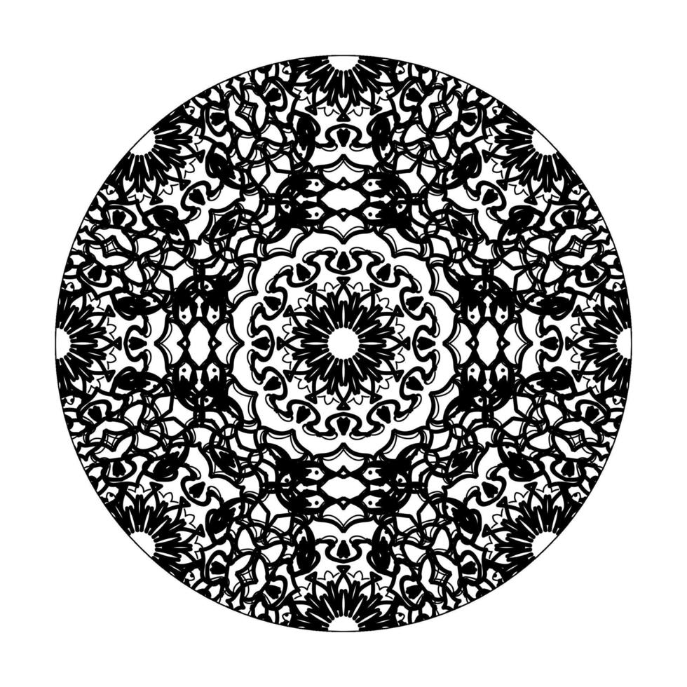 handgezeichnetes Mandala. dekoration in ethnischer orientalischer gekritzelverzierung. vektor