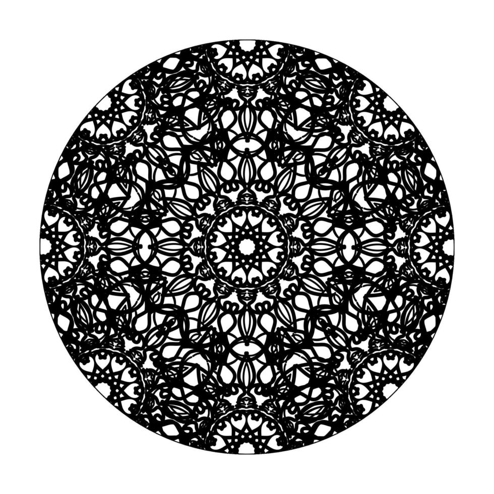 handgezeichnetes Mandala. dekoration in ethnischer orientalischer gekritzelverzierung. vektor