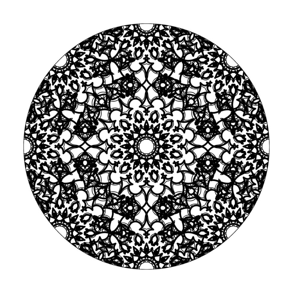 handgezeichnetes Mandala. dekoration in ethnischer orientalischer gekritzelverzierung. vektor