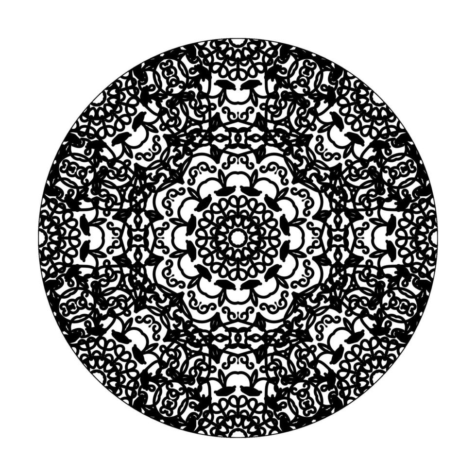 handgezeichnetes Mandala. dekoration in ethnischer orientalischer gekritzelverzierung. vektor