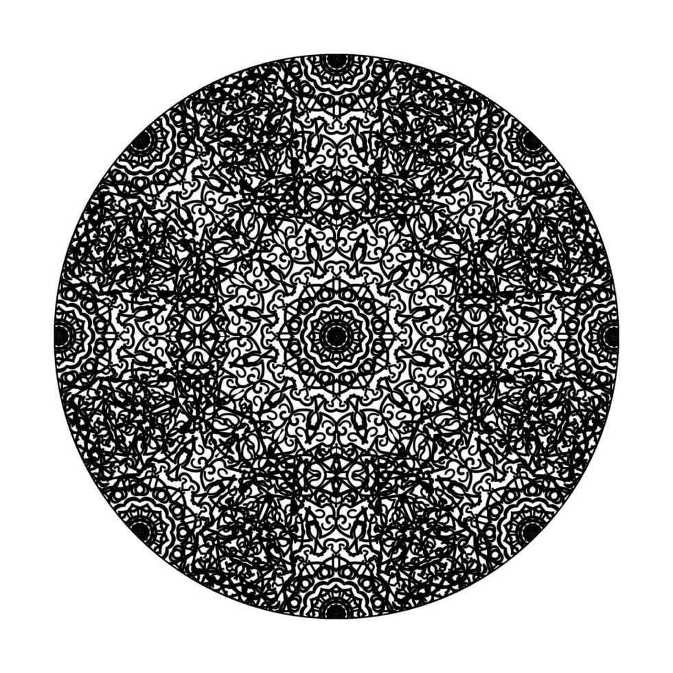 handgezeichnetes Mandala. dekoration in ethnischer orientalischer gekritzelverzierung. vektor