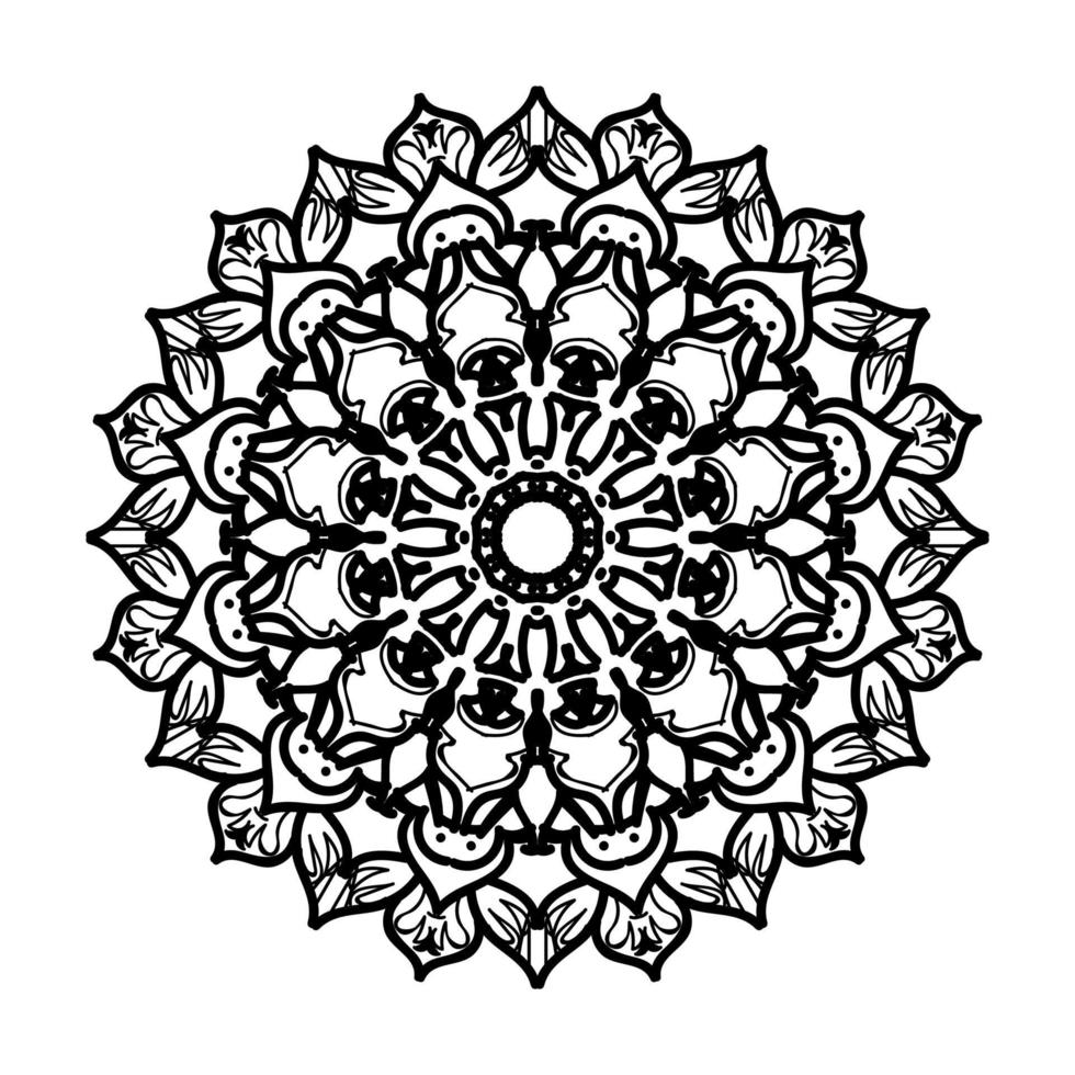 handgezeichnetes Mandala. dekoration in ethnischer orientalischer gekritzelverzierung. vektor