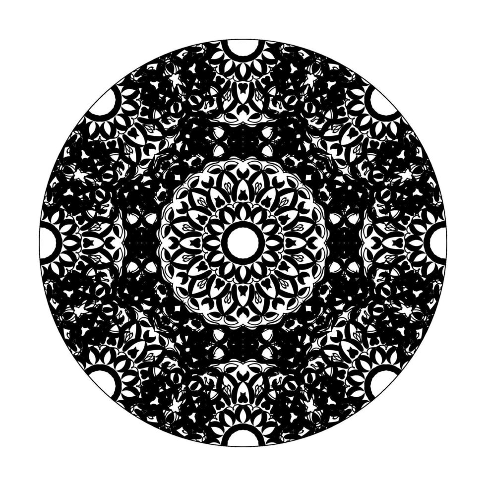 handgezeichnetes Mandala. dekoration in ethnischer orientalischer gekritzelverzierung. vektor