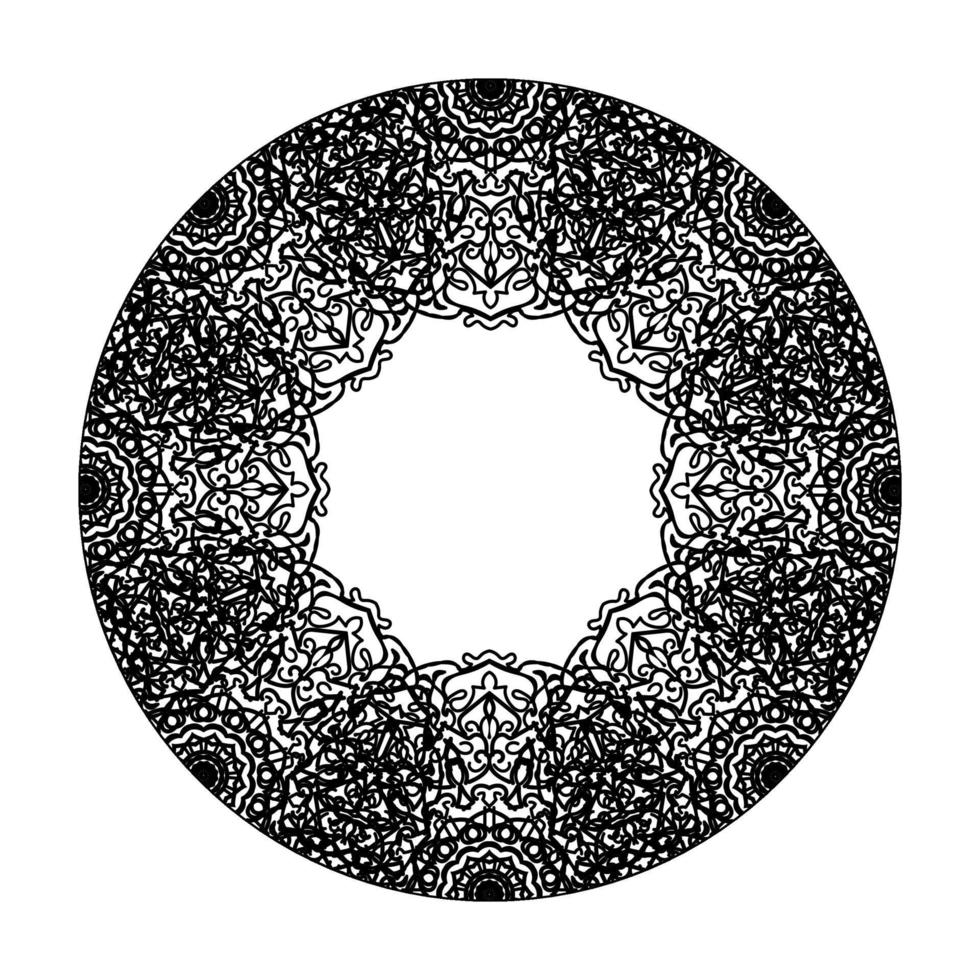 handgezeichnetes Mandala. dekoration in ethnischer orientalischer gekritzelverzierung. vektor