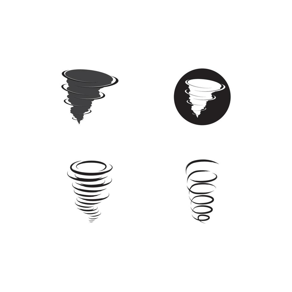 Tornado-Logo-Symbolvektor vektor