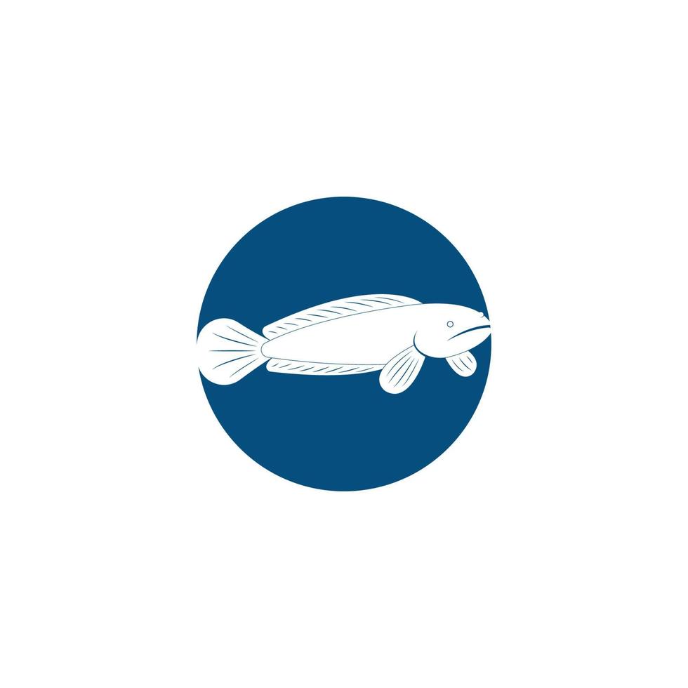 Fischkorken-Logo-Vektor, Vorlage für kreative Fischkorken-Logo-Designkonzepte vektor
