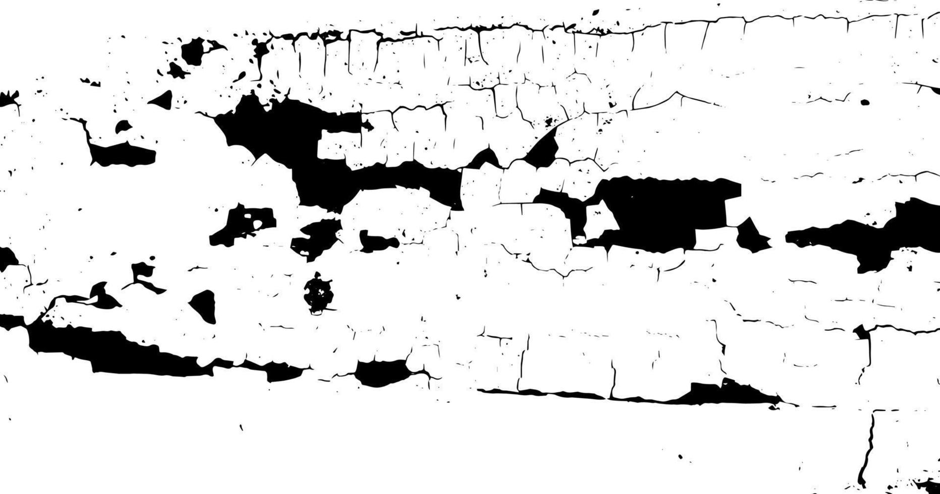 Rustikale rissige Vektortextur mit vielen Rissen und Kratzern. abstrakter Hintergrund. gebrochene und beschädigte Oberfläche. gealterte Kulisse. vektor