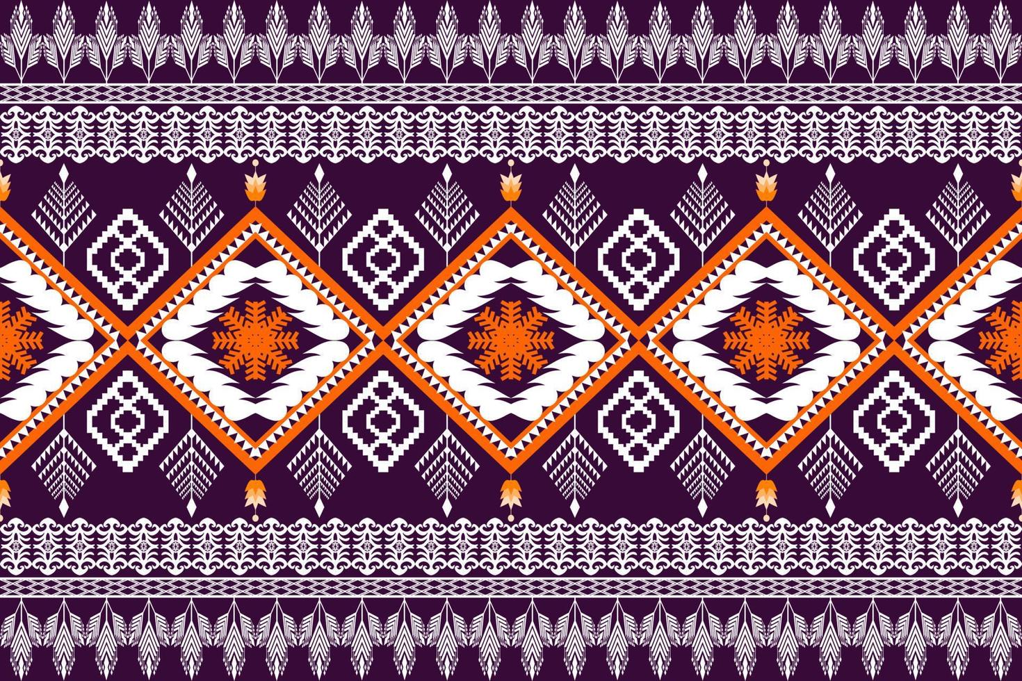 geometrische ethnische orientalische traditionelle pattern.figur tribal stickerei style.design für hintergrund, tapete, kleidung, verpackung, stoff, vektorillustration vektor