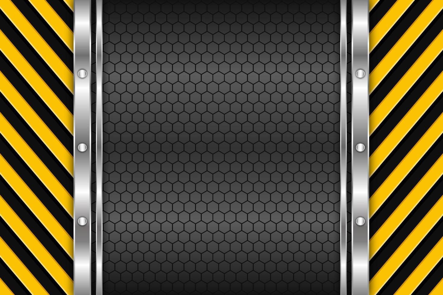 gelbe schwarze linie metallbeschaffenheit vectore designhintergrund vektor