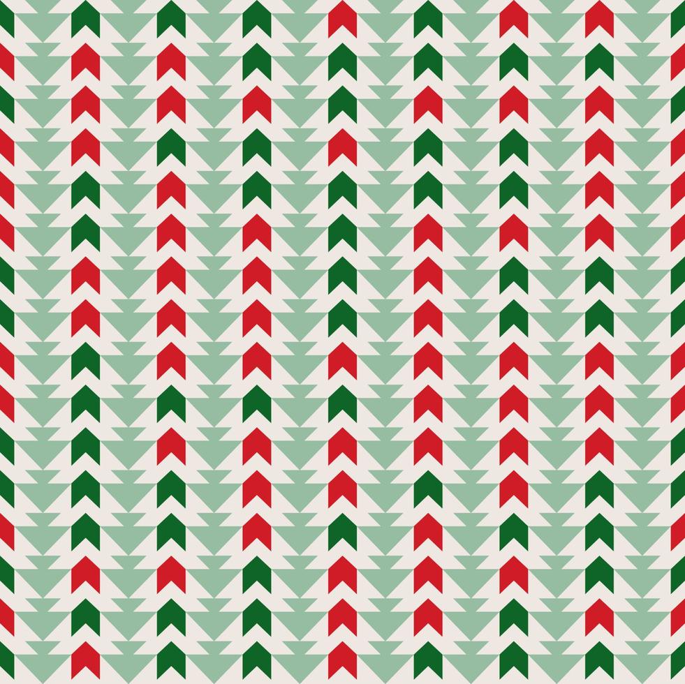 abstrakt liten geometrisk chevron triangel sömlös bakgrund. jul färg design. använd för tyg, textil, inredningselement, klädsel, omslag. vektor