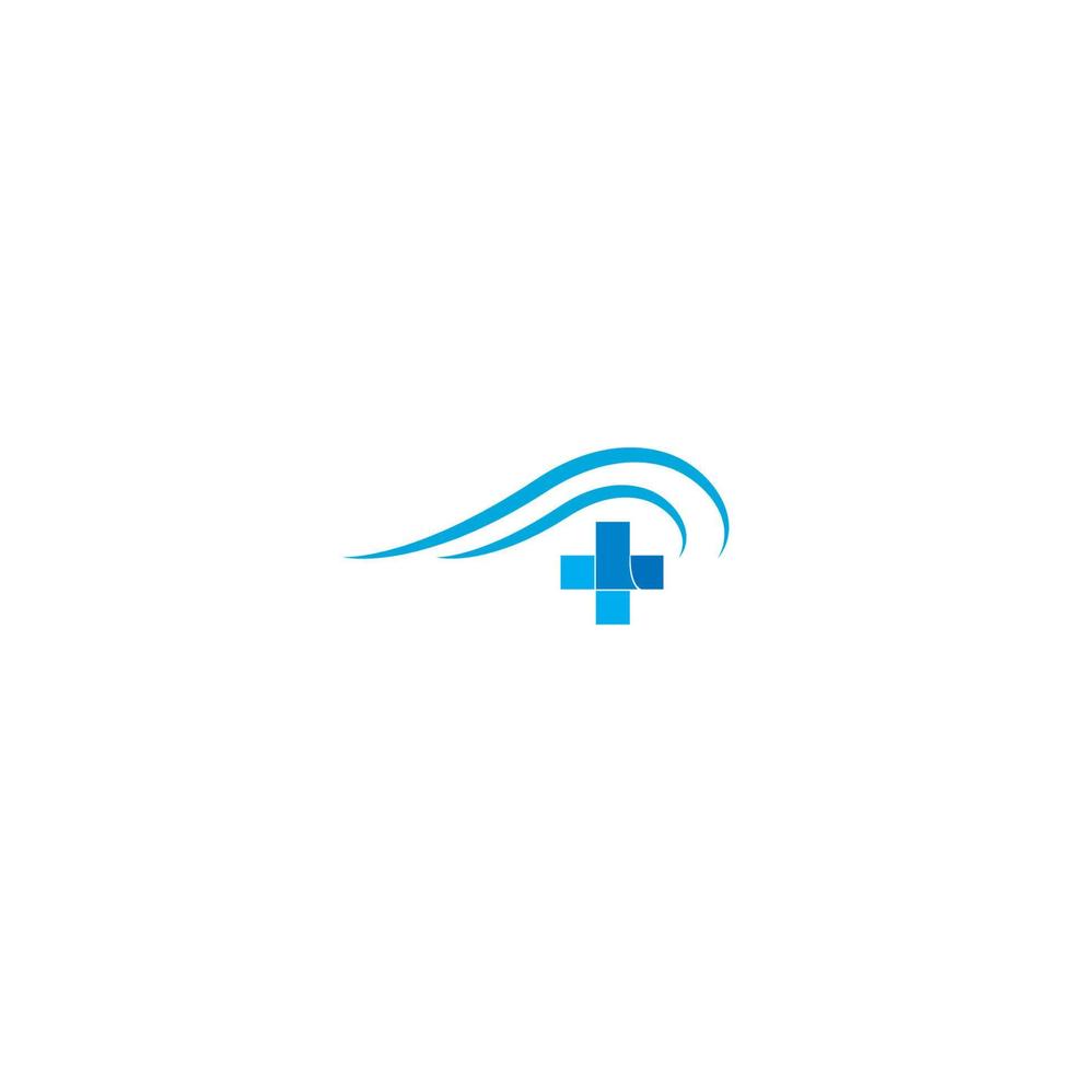 hälsosam våg logotyp ikon vektor