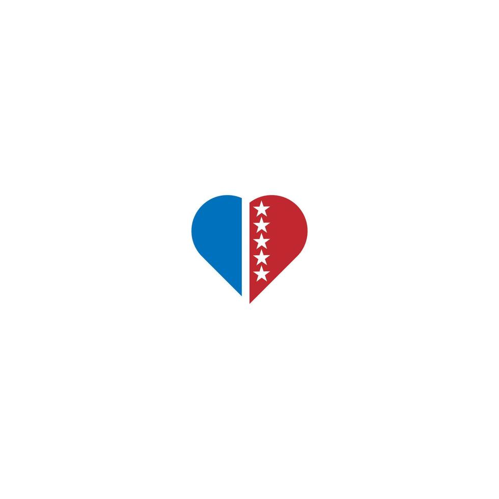 kärlek logotyp ikon vektor