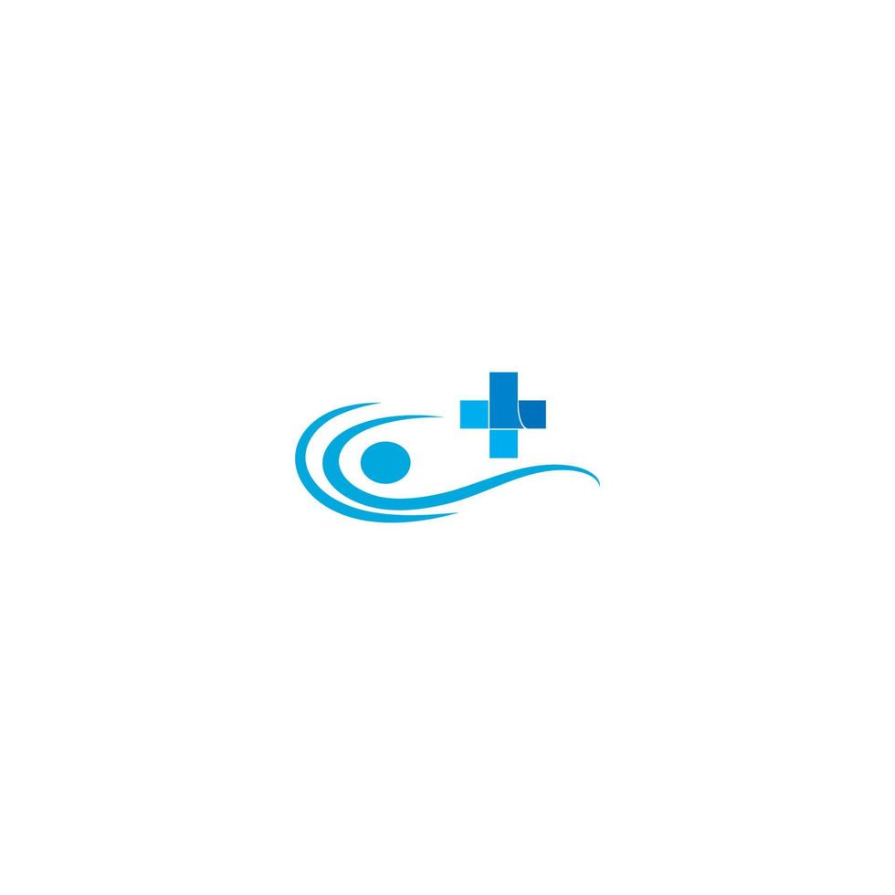 hälsosam våg logotyp ikon vektor
