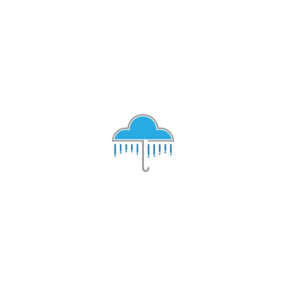 Regenschirm-Logo-Icon-Konzept vektor