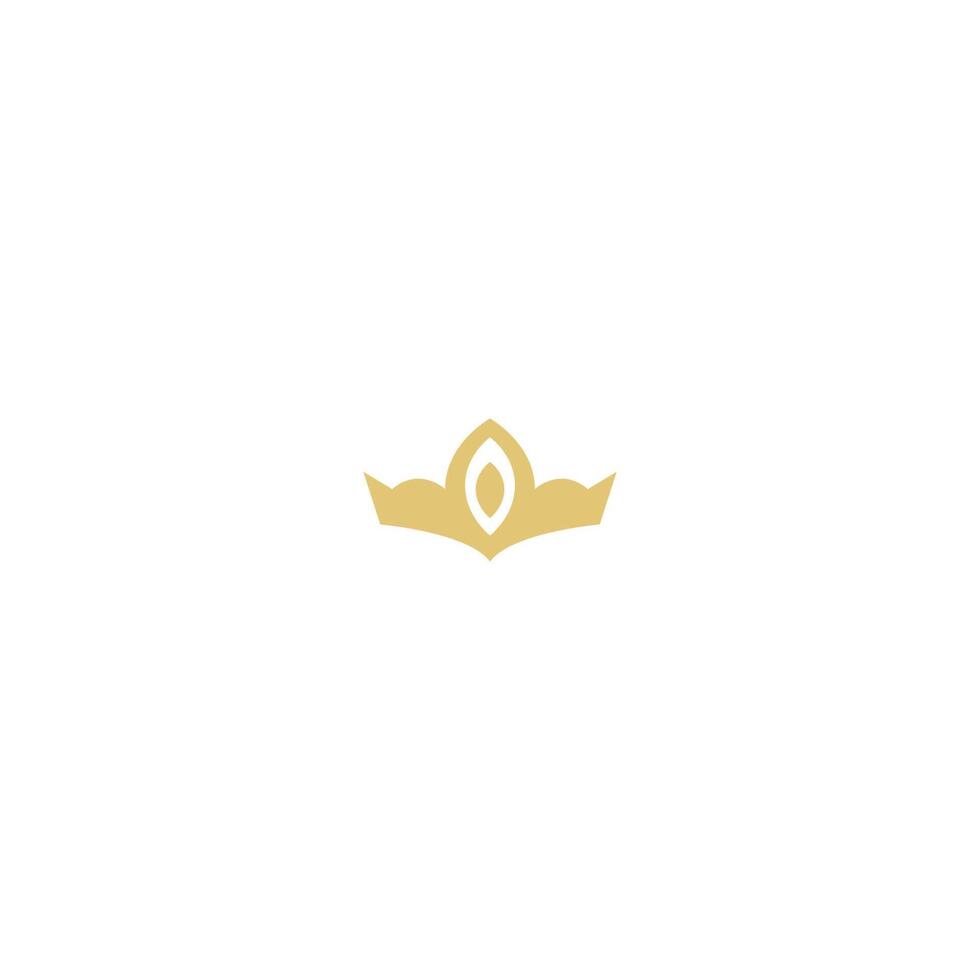 krona koncept logotyp ikon design vektor