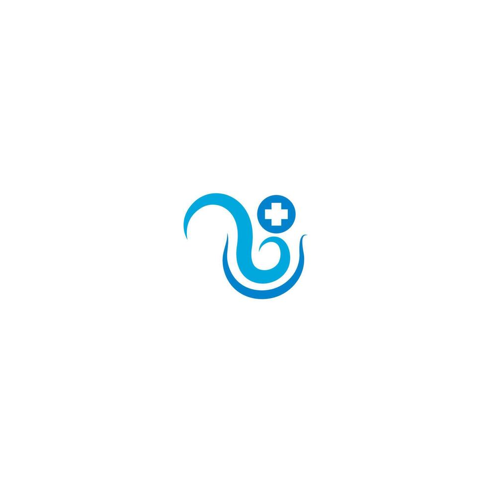 samhällsvård, sjukhusvård, klinik vård logotyp ikon vektor